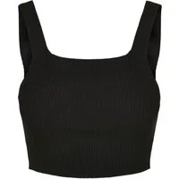 URBAN CLASSICS Muskelshirt Urban Classics Damen Ladies Cropped Knit Top (1-tlg)