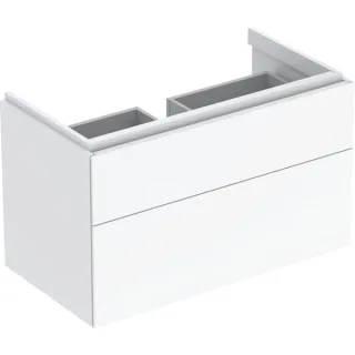 Geberit Xeno2 Unterschrank f. Waschtisch, 2 Schubladen 88x53x46,2cm, weiß, 500509011 500509011