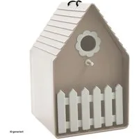 HTI-Living Vogelhaus Nistkasten Taupe, Brutkasten Vogelhaus