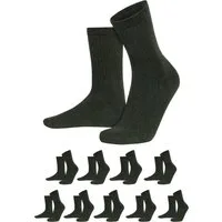 normani Sportsocken 10 Paar Outdoor-Socken ARMY (10er-Set, 10 Paar) nicht einlaufend oder filzend