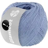 LANA GROSSA GLAMCOT Häkelwolle, 155 m (zart glänzende, multifile Baumwoll-Viskosemischung), 50 g