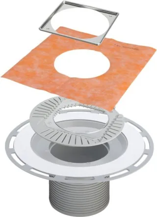 Viega Aufstockelement Advantix 4994.1 in 150x150mm Chromnickelstahl 489045