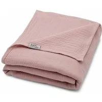 Wohndecke Musselin Sommerdecke für warme Nächte - aus 100% Bio Baumwolle, hutch&putch, die perfekte leichte Decke für den Sommer - Handmade in Germany