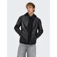 ONLY & SONS Bikerjacke MIKE PU RACER JACKET