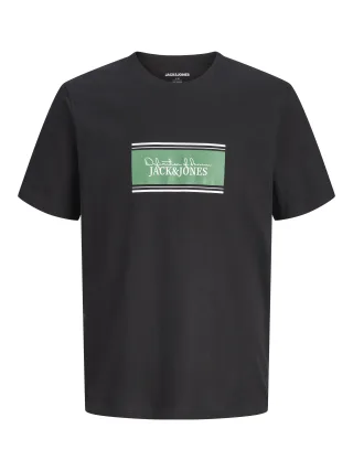 JACK&JONES - JJBUSTER TEE SS CREW NECK BTS SN JNR Black - Gr. - 164
