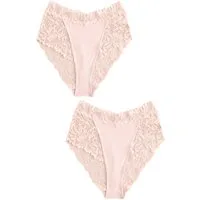 Next Tanga 2er-Pack Comfort Spitzenslips, Tanga (2-St)