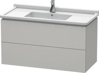 Duravit L-Cube Waschtischunterbau wandhängend Betongrau Matt 1020x469x558 mm - LC626600707 LC626600707