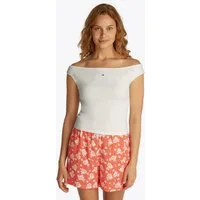 Tommy Jeans Tanktop TJW BOAT NECK TOP SS EXT mit Logostickerei