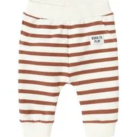 Name It Sweatpants Unisex Baby Sweatpants gestreift Baked Clay 74 (1-tlg) mit elastischem Bund