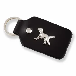 Irish Setter Schl?sselanh?nger aus Leder