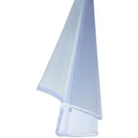 Bagnoxx Duschdichtung, L: 200 cm, (Duschdichtung Spaltdichtung, Türdichtung 200cm, 1-St), für Glas Duschtür, Duschlippe aus PVC, schimmelbeständig
