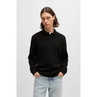 BOSS ORANGE Poloshirt Petempestolong mit Knopfleiste