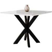 MIRJAN24 Esstisch Paro, Beine aus Metall, Profil 80 x 40 mm