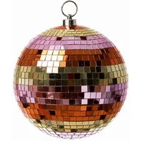 SATISFIRE Discolicht Spiegelkugel 20cm pastellfarben Discokugel Mirrorball Party Disko Deko