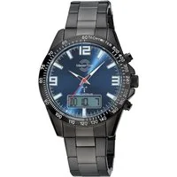 MASTER TIME Funkchronograph Sporty MTGA-10952-32M, Quarzuhr, Armbanduhr, Herrenuhr, Edelstahlarmband, analog, digital