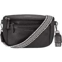 STILORD Bauchtasche "Iowa" Crossbody Bag Damen Leder 2 in 1 Leder Bauchtasche