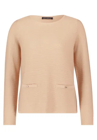 Betty Barclay - Feinstrickpullover beige - Gr. - 38