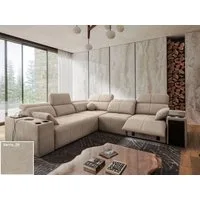 Möbel für Dich Ecksofa MINDY 3 Relax mit ausfahrbarer Fußstütze, mit Sitztiefenverstellung, USB, Minibar, Schlaffunktion, Bettkasten