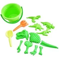 Kögler Sandform Dinosaurier Sandspielzeug mit Eimer, Werkzeug und 11 Formen