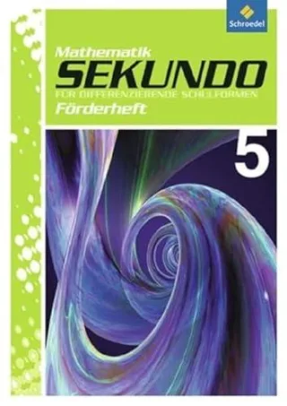 Sekundo: Mathematik für differenzierende Schulformen - Ausgabe 2009: Förderheft 5 [Broschüre] [2012] Lenze Martina Schröder Max Wurl Bernd