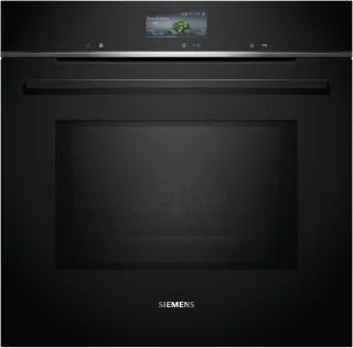 SIEMENS Backofen mit Mikrowelle iQ700 "HM776GKB1" mit 1-fach-Teleskopauszug Perfektes Gelingen von Gerichten durch Kochassistent