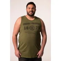 Men Plus T-Shirt Tanktop Unterhemd Print Rundhals