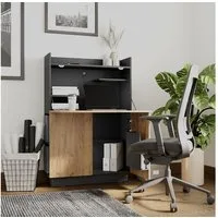 Vicco Regal-Schreibtisch Alena, Anthrazit/Goldkraft Eiche, 85 x 27 cm (1-St)