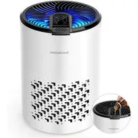 Aigostar Luftfilter 15dB Luftreiniger Energiesparend, 4-fach HEPA-Filter& Profi-Aktivkohle, 15dB Air Purifier, mit Schlafmodus, Aromatherapie, Energiesparend