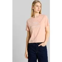 TOM TAILOR Denim T-Shirt T-Shirt Loose Fit T-Shirt mit Stickerei