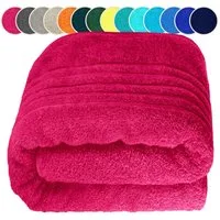 Lashuma Saunatuch XXL Handtuch London, Frottee (1-St), Badetuch Damen & Badehandtuch Herren 100x200 cm - Saunahandtuch 80x220