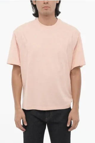 Slim Fit FAIRISLE THUNDERBOLT Rundhals-T-Shirt mit Oberteil in Pink