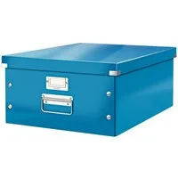LEITZ Aufbewahrungsbox 1 Aufbewahrungsbox 36,9x20x48,2cm Click & Store WOW blau