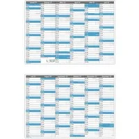 LYSCO Tischkalender Tafelkalender 2027 DIN A3 / A4 / A5 - 300g Papier, Tafelkalender für das Jahr 2027 in verschiedenen Stückzahlen und Formaten, sehr gut beschreibbar