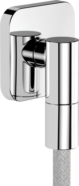 Hansgrohe Wandanschluss FixFit Fine Q mit Rückflussverhinderer chrom, 28884000 28884000