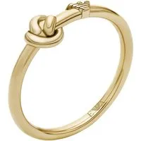 Emporio Armani Fingerring Schmuck Geschenk Silber 925 Knoten-Optik