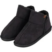 XQ Footwear LADIES HOME BOOTS SUEDE Hausschuh mit Logoprägung und kuscheligen, wärmenden Innenfutter