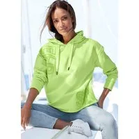 Elbsand Kapuzensweatshirt Elgin mit Logostickerei, lockerer Hoodie aus elastischer Baumwolle