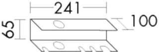 Burgbad Set Föhnhalter 65x241x100 , ACHP024 ACHP024