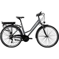 Zündapp E-Bike Trekkingrad Z802 Damen, 21 Gang Shimano Altus RD-M310 Schaltwerk, Kettenschaltung, Heckmotor, 374 Wh, Pedelec, Elektrofahrrad für Damen