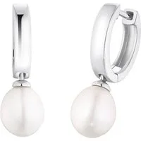 Amor Paar Creolen Pearls (2-tlg), mit Süßwasserzuchtperle
