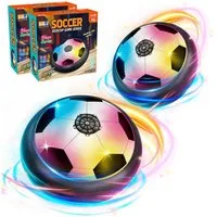 Esun Spielball 2 Stück Fußball Spielzeug­­­­ mit LED-Lichter, Air Power Fußball (2 Stück Fußball Spielzeug­­­­, 2 Stück Fußball Spielzeug), Interaktiver Fußballspaß, Spielvergnügen, Kinderspielzeug