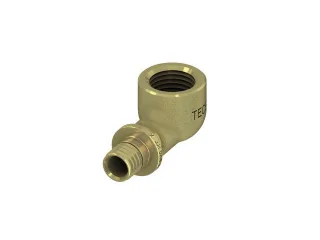 Tece flex Kompakt-Winkelmuffe Dim. 16 x 1/2", Siliziumbronze, 708100 708100