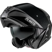 FC-Moto Motorradhelm G-362S Klapphelm, vorbereitet für Pinlockscheibe,herausnehmbares Innenfutter,integr