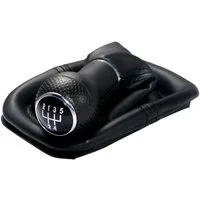 L & P Car Design Schalthebel Schaltknauf Auto für VW Golf 4 IV VW Bora mit Rahmen 23 mm 5 Gang (Set, 1 St., Schaltknauf + Schaltsack + Rahmen), Plug&Play Montage