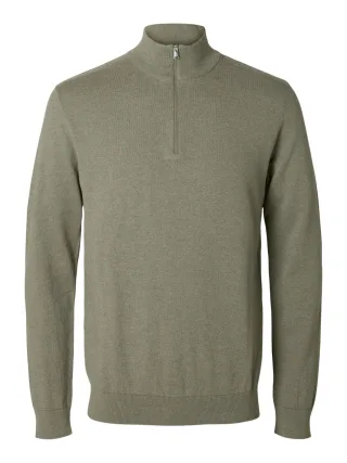 SELECTED MEN - SLMBERG LS HALF ZIP NOOS - Gr. - L