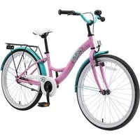 Bikestar Kinderfahrrad Classic, 24 Zoll, ab 133 cm, 8 - 11 Jahre, Jungen, Mädchen, 1 Gang, Handbremse, Rücktrittbremse, Kettenschutz, Höhenverstellbar