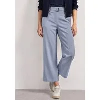 STREET ONE Stoffhose Sommerhose im Culotte-Style mit Schnallendetail