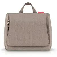 REISENTHEL® Kosmetiktasche toiletbag XL herringbone mokka