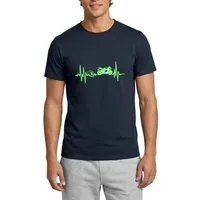 Spreadshirt T-Shirt Biker Herzschlag Motorrad Männer T-Shirt (1-tlg)