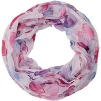 MIRROSI Loop Damen Schal mit Kreis-Muster Weich, Schlauchschal, (zweimal um den Hals wickelbar, ca.45x75cm), Damen Halstuch ideal für Frühling, Sommer oder Herbst